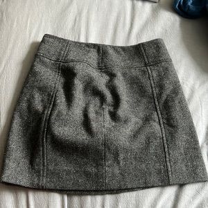 Banana republic tweed wool mini skirt